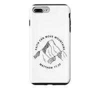 Custodia per iPhone 7 Plus/8 Plus Stampa fronte e retro Christian Faith Can Move Mountains