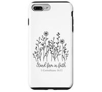 Custodia per iPhone 7 Plus/8 Plus stare fermi nella fede uomini cristiani donne amano Dio Gesù