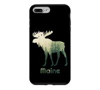 Custodia per iPhone 7 Plus/8 Plus State Of Maine Moose Forest Tree Hunter Wildlife
