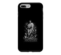 Custodia per iPhone 7 Plus/8 Plus Statua epicurea del filosofo romano di Lucrezio