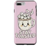 Custodia per iPhone 7 Plus/8 Plus Stay Toasted Cute Hot Chocolate Marshmallow Tazza Cozy W