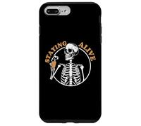 Custodia per iPhone 7 Plus/8 Plus Staying Alive Skeleton Drink Coffee Baristas Coffee Lover