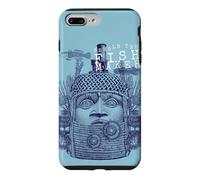 Custodia per iPhone 7 Plus/8 Plus Steampunk Aesthetic Macabra Encyclopedia Maya Statue