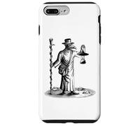 Custodia per iPhone 7 Plus/8 Plus Steampunk Peste Pestilenza Tarocchi Vintage Horror