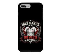 Custodia per iPhone 7 Plus/8 Plus Stemma da infermiera vintage «Idle Hands Are The Devil's Playthings»