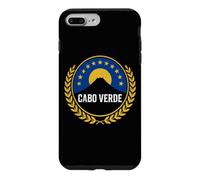 Custodia per iPhone 7 Plus/8 Plus Stemma del patrimonio dell'isola degli squali blu di Capo Verde