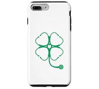 Custodia per iPhone 7 Plus/8 Plus Stetoscopio trifoglio dell'infermiera irlandese di St Patricks Day