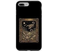 Custodia per iPhone 7 Plus/8 Plus Stile carta dei tarocchi astrologia dello zodiaco dello Scorpione