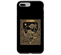 Custodia per iPhone 7 Plus/8 Plus Stile carta dei tarocchi dell'oroscopo dello zodiaco del Toro