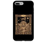 Custodia per iPhone 7 Plus/8 Plus Stile carta dei tarocchi simbolo zodiacale astrologia Leone