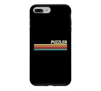 Custodia per iPhone 7 Plus/8 Plus Stile retrò puzzle