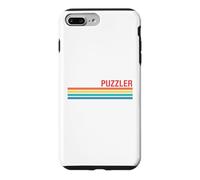 Custodia per iPhone 7 Plus/8 Plus Stile retrò puzzle
