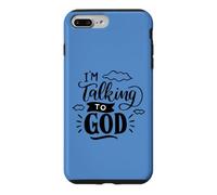 Custodia per iPhone 7 Plus/8 Plus Sto parlando con Dio Christian Faith Design