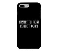 Custodia per iPhone 7 Plus/8 Plus StoicTech Pixel Art Memento Mori Detto