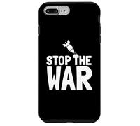 Custodia per iPhone 7 Plus/8 Plus Stop the War Peace Protest Messaggio Anti Lotta