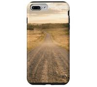 Custodia per iPhone 7 Plus/8 Plus Strada di ghiaia rurale Campagna Scenic Winding Path
