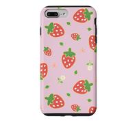 Custodia per iPhone 7 Plus/8 Plus Strawberry Floral Garden Cottagecore Aesthetic