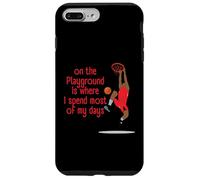 Custodia per iPhone 7 Plus/8 Plus Street Basketball - Sul parco giochi
