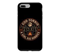 Custodia per iPhone 7 Plus/8 Plus Streghe Dio non voglia che una ragazza abbia hobby Moon Campfire