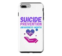 Custodia per iPhone 7 Plus/8 Plus Suicide Awareness Prevenzione Mese Uomini Donne Bambini Ragazzi Ragazze