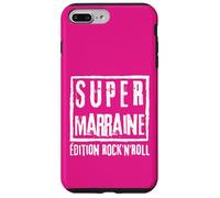 Custodia per iPhone 7 Plus/8 Plus Super Madrina Edizione Rock'n'roll Umorismo Regalo Battesimo