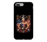 Custodia per iPhone 7 Plus/8 Plus Supereroe Thomas Jefferson divertente 4 luglio