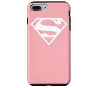 Custodia per iPhone 7 Plus/8 Plus Supergirl White & Pink Shield