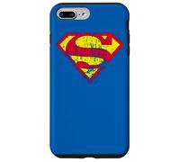 Custodia per iPhone 7 Plus/8 Plus Superman Classic yello & Red Logo Distressed