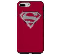 Custodia per iPhone 7 Plus/8 Plus Superman Crimson & Gray Shield