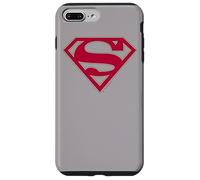 Custodia per iPhone 7 Plus/8 Plus Superman Crimson & Gray Shield Grey