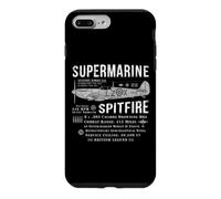Custodia per iPhone 7 Plus/8 Plus Supermarine Spitfire British WW2 Fighter Plane