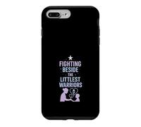 Custodia per iPhone 7 Plus/8 Plus Supporto per guerrieri del cancro della forza dell'infermiera di oncologia pediatrica