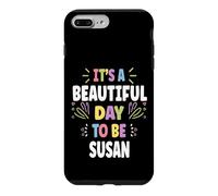 Custodia per iPhone 7 Plus/8 Plus SUSANA Personalized Name Beautiful Day SUSANA