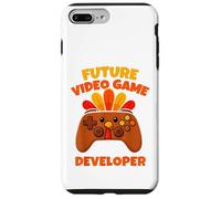 Custodia per iPhone 7 Plus/8 Plus Sviluppatore di videogiochi Future Thanksgiving Gaming Fun Boy Kid