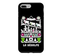 Custodia per iPhone 7 Plus/8 Plus Svizzera Desalpe Alpabzug Mucca Parade Alpine Tradition
