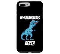 Custodia per iPhone 7 Plus/8 Plus T-Rex - Maglietta con scritta in lingua tedesca "Überbiss"
