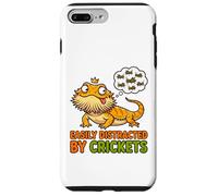 Custodia per iPhone 7 Plus/8 Plus T-shirt divertente con drago barbuto distratto da crickets