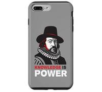 Custodia per iPhone 7 Plus/8 Plus T-shirt La Conoscenza è Potere - Arte Filosofica Moderna