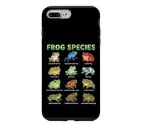 Custodia per iPhone 7 Plus/8 Plus Tabella dei nomi delle specie di rana per bambini Guida all'apprendimento delle rane carine