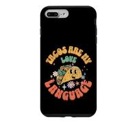 Custodia per iPhone 7 Plus/8 Plus Tacos Are My Love Language Cibo messicano Taco Lover Outfit