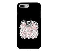 Custodia per iPhone 7 Plus/8 Plus Teacher Introvert Graded Paper Over People
