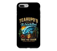 Custodia per iPhone 7 Plus/8 Plus Teahupo'o Tahiti Nui Polynesia Cavalca la leggenda Surf Addicted
