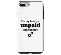 Custodia per iPhone 7 Plus/8 Plus Tech Sono l'ingegnere del software di supporto tecnico non retribuito della mia famiglia