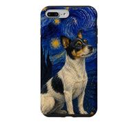 Custodia per iPhone 7 Plus/8 Plus Teddy Roosevelt Terrier Cane Van Gogh Notte Stellata