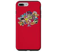Custodia per iPhone 7 Plus/8 Plus Teen Titans Go! Pizza War!