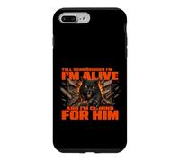 Custodia per iPhone 7 Plus/8 Plus Tell Schrödinger I'm Alive and I'm Coming for Him Funny
