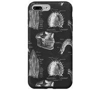 Custodia per iPhone 7 Plus/8 Plus Tema Dentale Vintage Denti Umani Anatomia Grafica