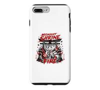 Custodia per iPhone 7 Plus/8 Plus Tempio di mezzanotte Fuoco Giapponese Kitsune Fox