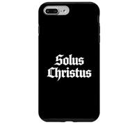 Custodia per iPhone 7 Plus/8 Plus Teologia Riformata Solus Christus Cristo Solo 5 Solas Design