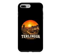 Custodia per iPhone 7 Plus/8 Plus Terlingua Ghost Town Vintage Deserto Scena
